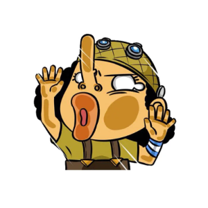 Stickers One Piece Voiture Ussop